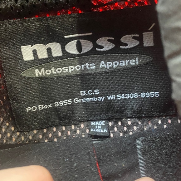 Vintage Mossi Motosports Motorcycle Biker Riding Jacket Coat Men’s Size 2XL - Picture 4 of 12